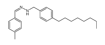 4-Methylbenzaldehyde [(4-octylphenyl)methylene]hydrazone Structure
