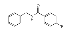 N-Benzyl-4-fluorobenzamide结构式
