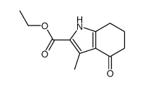 4,5,6,7-tetrahydro-3-methyl-4-oxo-indole-2-carboxylicaciethylester structure