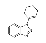 1-(Benzotriazol-1-yl)cyclohexene Structure