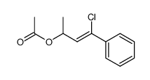 (Z)-4-chloro-4-phenylbut-3-en-2-yl acetate结构式