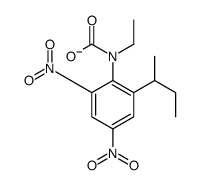 2-sec-Butyl-4,6-dinitrophenyl-N-ethylcarbamate结构式