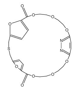 2,5,8,22,25,28,34,35-Octaoxa-15-thia-30,31-diazotetracyclo[27.2.2.110,13.117,20]pentatriaconta-10,12,17,19,29,31(1),32-heptaene-9,21-dione picture