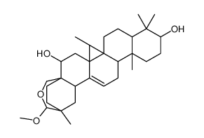 Olean-12-ene-3,16-diol, 28,29-epoxy-29-methoxy-, (3beta,16alpha,20beta )- picture