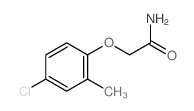 2-(4-chloro-2-methyl-phenoxy)acetamide Structure