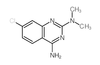 7-chloro-N,N-dimethyl-quinazoline-2,4-diamine structure