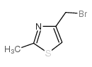 4-(溴甲基)-2-甲基噻唑结构式