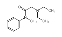 Acetamide,2-(diethylamino)-N-methyl-N-phenyl- structure
