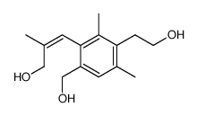 4-Hydroxymethyl-3-[(Z)-3-hydroxy-2-methyl-1-propenyl]-2,6-dimethylbenzeneethanol structure