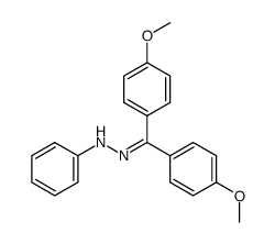 1-(bis(4-methoxyphenyl)methylene)-2-phenylhydrazine Structure