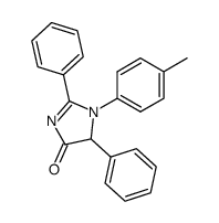 2,5-diphenyl-1-p-tolyl-1,5-dihydro-imidazol-4-one Structure