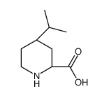 2-Piperidinecarboxylicacid,4-(1-methylethyl)-,(2S,4S)-(9CI) Structure