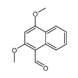 2,4-二甲氧基-1-萘醛结构式