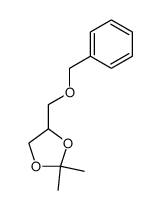 1,2-O-异丙基亚基-3-O-苄基-RAC-甘油结构式