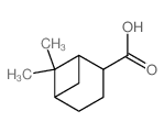 Bicyclo[3.1.1]heptane-2-carboxylicacid, 6,6-dimethyl- Structure