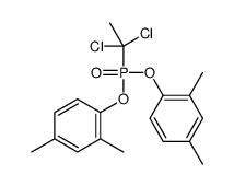 1-[1,1-dichloroethyl-(2,4-dimethylphenoxy)phosphoryl]oxy-2,4-dimethylbenzene结构式