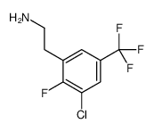 2-[3-chloro-2-fluoro-5-(trifluoromethyl)phenyl]ethanamine结构式