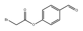 Acetic acid, 2-bromo-, 4-formylphenyl ester Structure