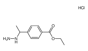 ETHYL 4-(1-HYDRAZINYLETHYL)BENZOATE结构式
