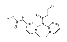 3-Carbmethoxyamino-5-β-chlorpropionyl-iminodibenzyl Structure