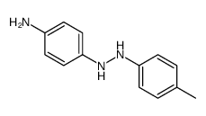 Benzenamine, 4-[2-(4-methylphenyl)hydrazino]- (9CI) Structure