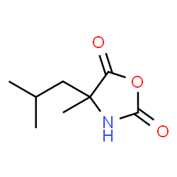 2,5-Oxazolidinedione,4-isobutyl-4-methyl- (5CI) structure