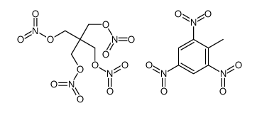 2-methyl-1,3,5-trinitrobenzene,[3-nitrooxy-2,2-bis(nitrooxymethyl)propyl] nitrate结构式