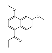 4,6-dimethoxy-1-naphthylethyl ketone Structure