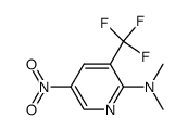 N,N-dimethyl-5-nitro-3-(trifluoromethyl)pyridin-2-amine Structure