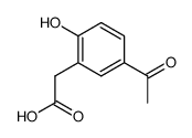 (5-acetyl-2-hydroxyphenyl)acetic acid Structure