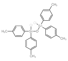 chloro-bis(4-methylphenyl)tin hydrate structure