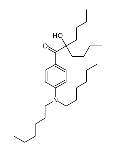 2-butyl-1-[4-(dihexylamino)phenyl]-2-hydroxyhexan-1-one Structure