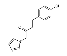 4-(4-chlorophenyl)-1-(1H-imidazol-1-yl)butan-2-one结构式