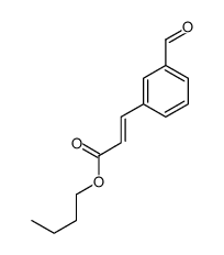 butyl 3-(3-formylphenyl)prop-2-enoate结构式