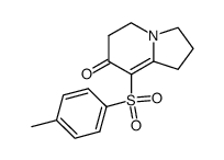 8-[(4-methylphenyl)sulfonyl]-2,3,5,6-tetrahydroindolizin-7(1H)-one结构式