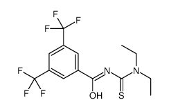 N-(diethylcarbamothioyl)-3,5-bis(trifluoromethyl)benzamide结构式