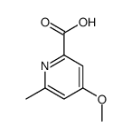 4-methoxy-6-methylpyridine-2-carboxylic acid Structure