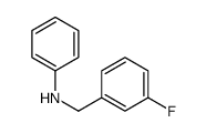 N-(3-Fluorobenzyl)aniline结构式