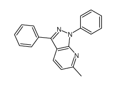 6-methyl-1,3-diphenylpyrazolo[3,4-b]pyridine结构式