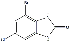 4-Bromo-6-chloro-1,3-dihydro-benzoimidazol-2-one Structure