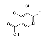 4,5-dichloro-6-fluoropyridine-3-carboxylic acid Structure