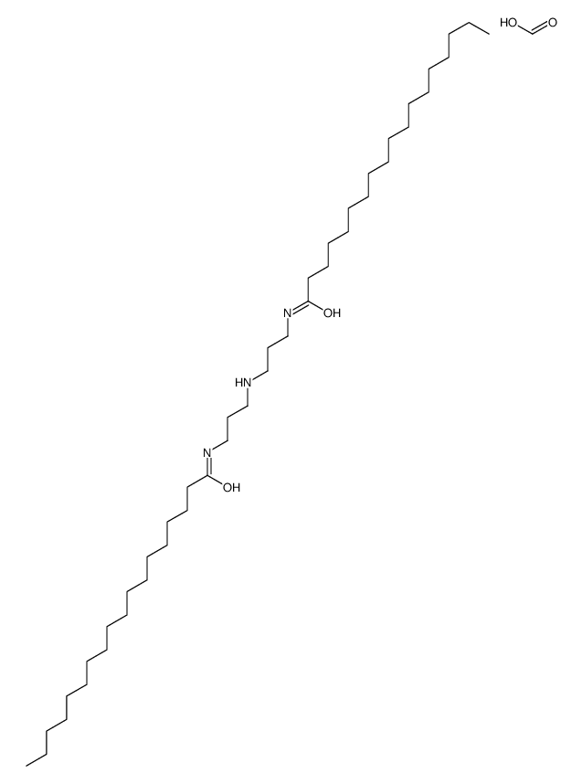 formic acid, compound with N,N'-(iminodipropane-3,1-diyl)bis[stearamide] (1:1) Structure