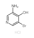 3-Amino-5-bromopyridin-4-ol hydrochloride structure