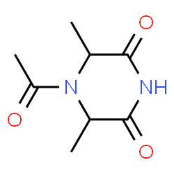 2,6-Piperazinedione,4-acetyl-3,5-dimethyl- Structure