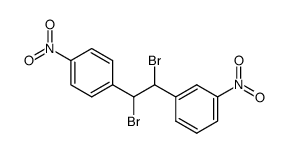 α,α'-dibromo-3,4'-dinitro-bibenzyl结构式