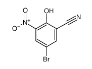 5-Bromo-2-Hydroxy-3-Nitro-Benzonitrile Structure