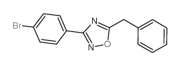 5-Benzyl-3-(4-bromophenyl)-1,2,4-oxadiazole structure