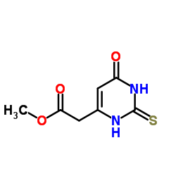 METHYL (6-OXO-2-THIOXO-1,2,3,6-TETRAHYDROPYRIMIDIN-4-YL)ACETATE结构式