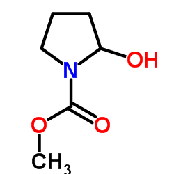 Pyrrolidinecarboxylicacid,2-hydroxy-,methylester(9CI)结构式