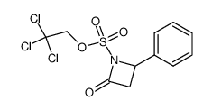 4-phenyl-1-((2,2,2-trichloroethoxy)sulfonyl)azetidin-2-one结构式